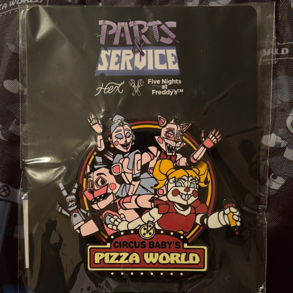 Five Nights at Freddy's x Hex Circus Baby's Pizza World Pin